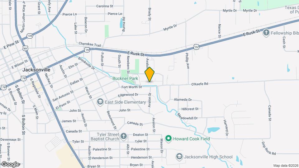 1107 Brookhollow Dr Map and Location Details