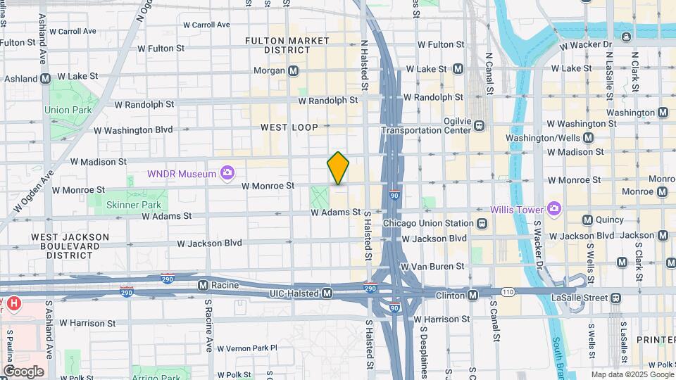 845 W Monroe St Mapa y Detalles de la Ubicación