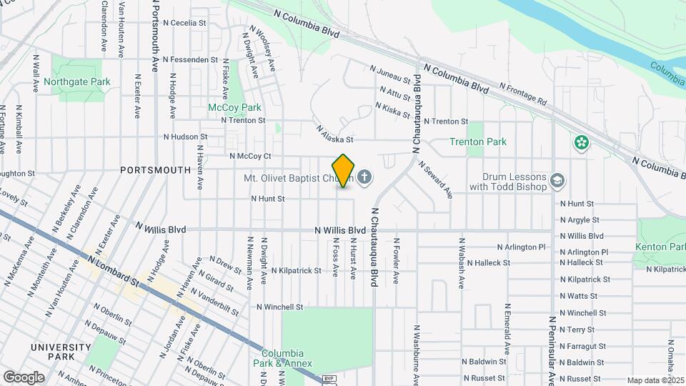 4123 N Hunt St Map and Location Details