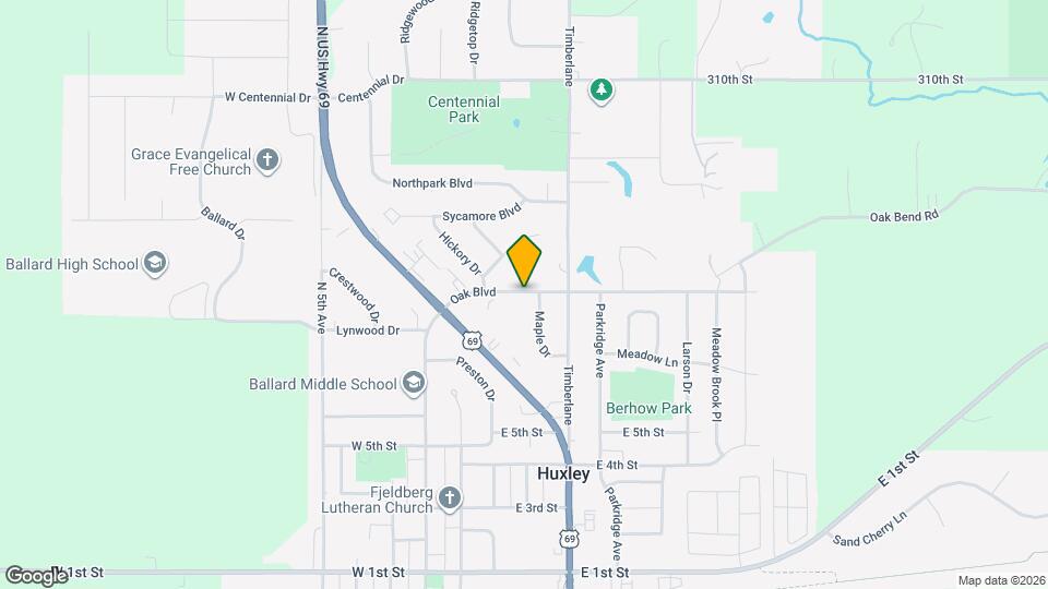 204 Oak Blvd, Unit 304 Mapa y Detalles de la Ubicación