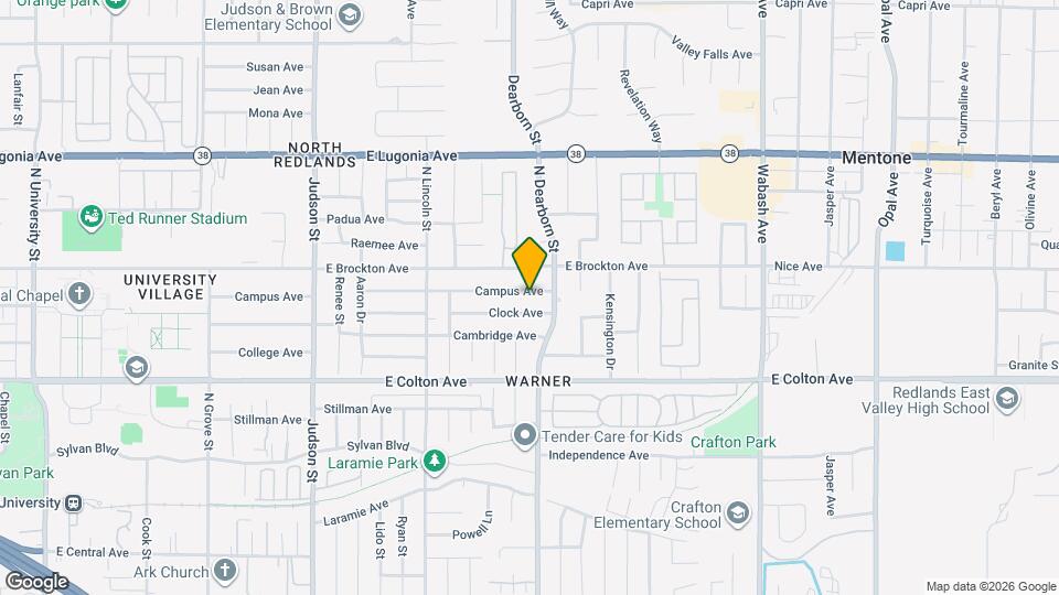 1562 Campus Ave Map and Location Details