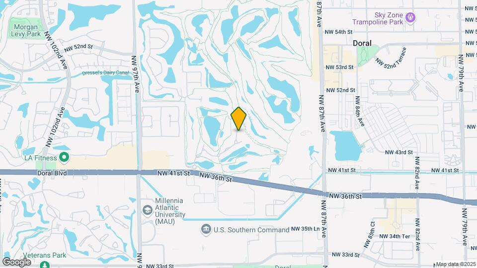 4501 NW 93rd Doral Ct Map and Location Details