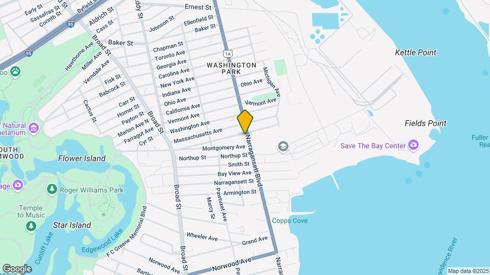 1001 Narragansett Blvd Map and Location Details