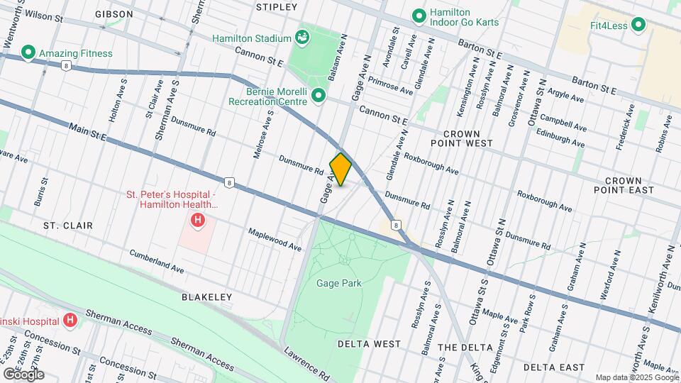 276 Dunsmure Rd Map and Location Details