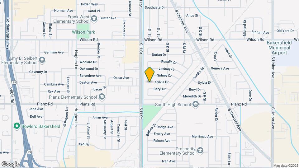 1515 Sylvia Dr Map and Location Details