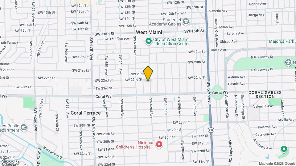 2216 SW 62nd Ave Map and Location Details