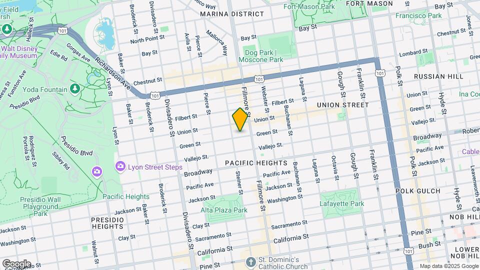2264-2268 Green St Mapa y Detalles de la Ubicación