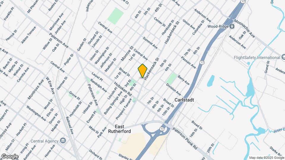 414 Hackensack St Mapa y Detalles de la Ubicación