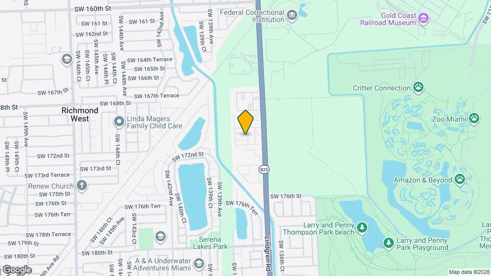 13765 SW 171st Terrace, Unit A0780 Map and Location Details