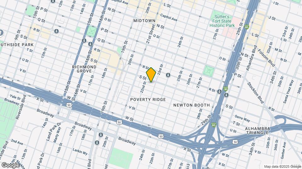 2218 S St Map and Location Details