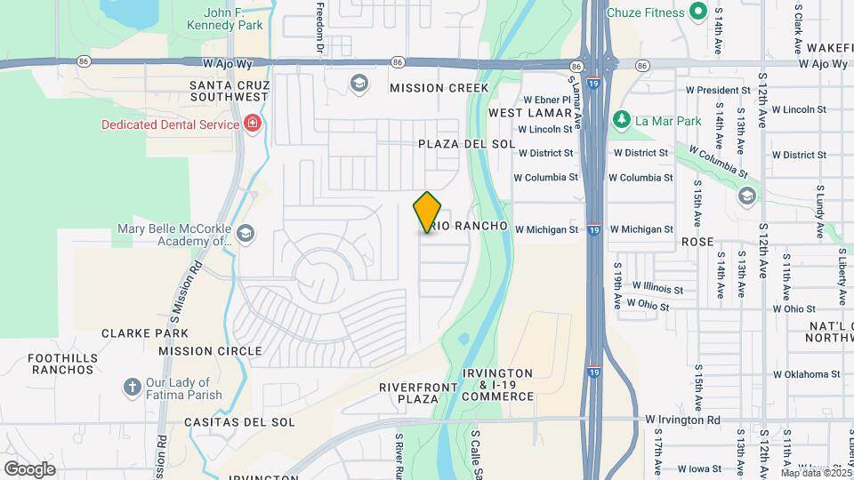 1376 W Calle Rancho Rio Map and Location Details