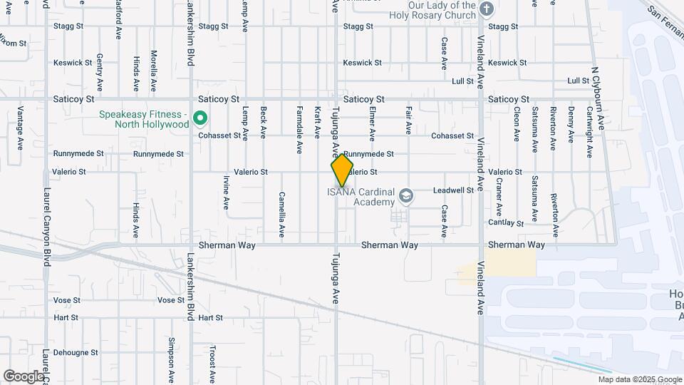 7328-7332 Tujunga Ave Map and Location Details