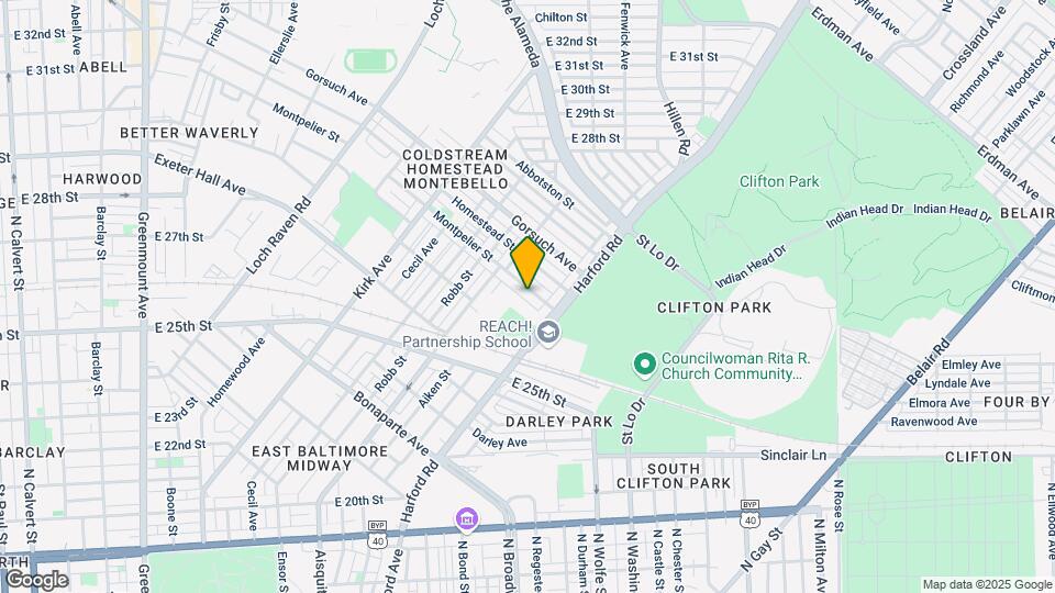 1759 Montpelier St Map and Location Details