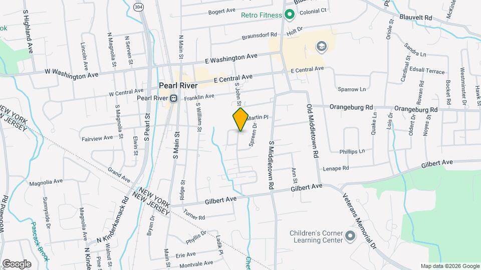 102 S John St Map and Location Details