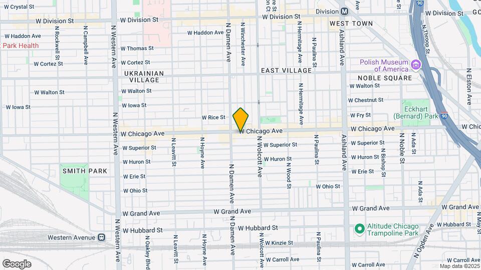 1939 W Chicago Ave, Unit 3 Map and Location Details