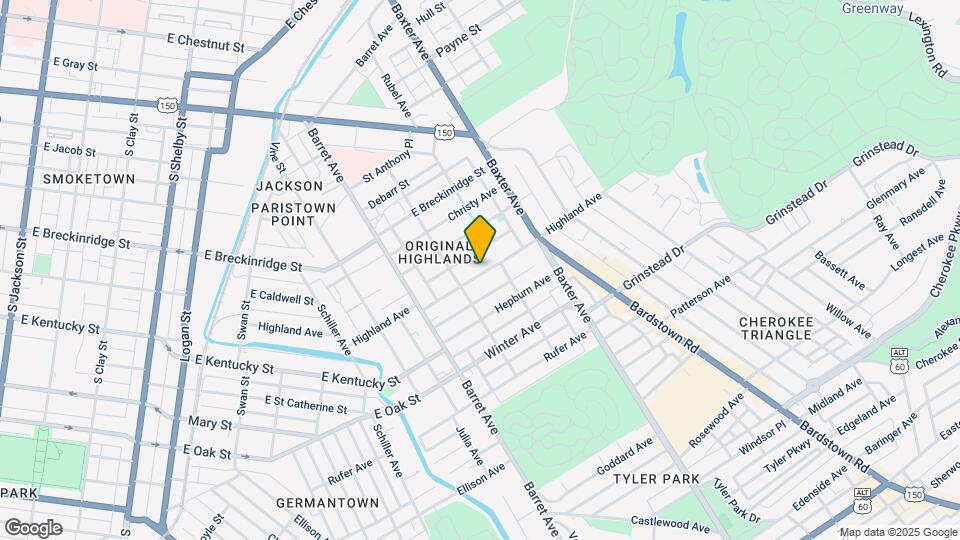 1421 Highland Ave Mapa y Detalles de la Ubicación