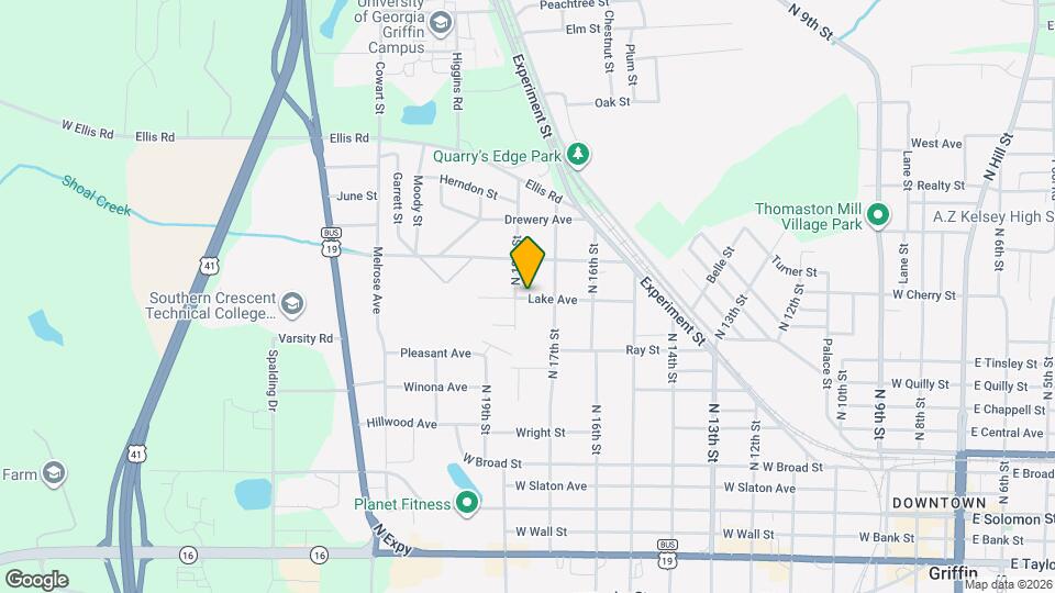 1121 Lake Ave Map and Location Details