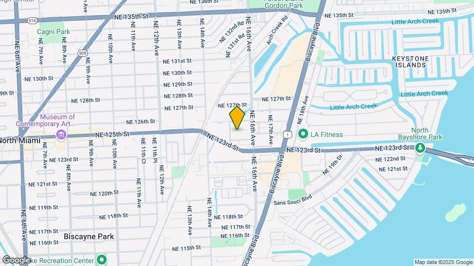 1520 NE 125th St Map and Location Details