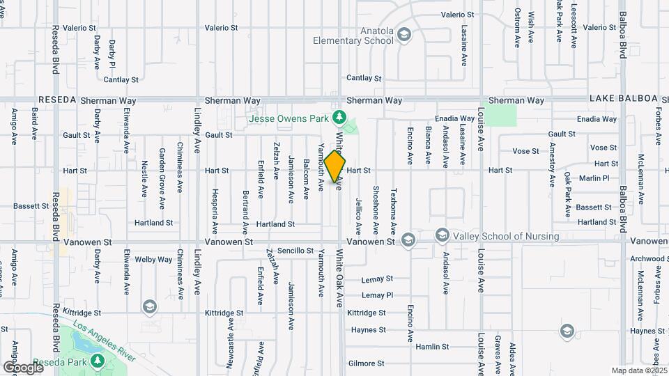 6933 White Oak Ave, Unit T360 Map and Location Details
