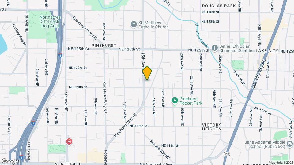 12014 NE 15th Ave Map and Location Details