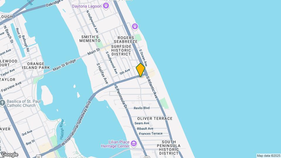 708 E International Speedway Blvd Map and Location Details