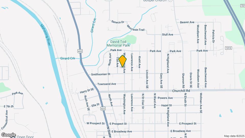 1022 Washington Ave Map and Location Details