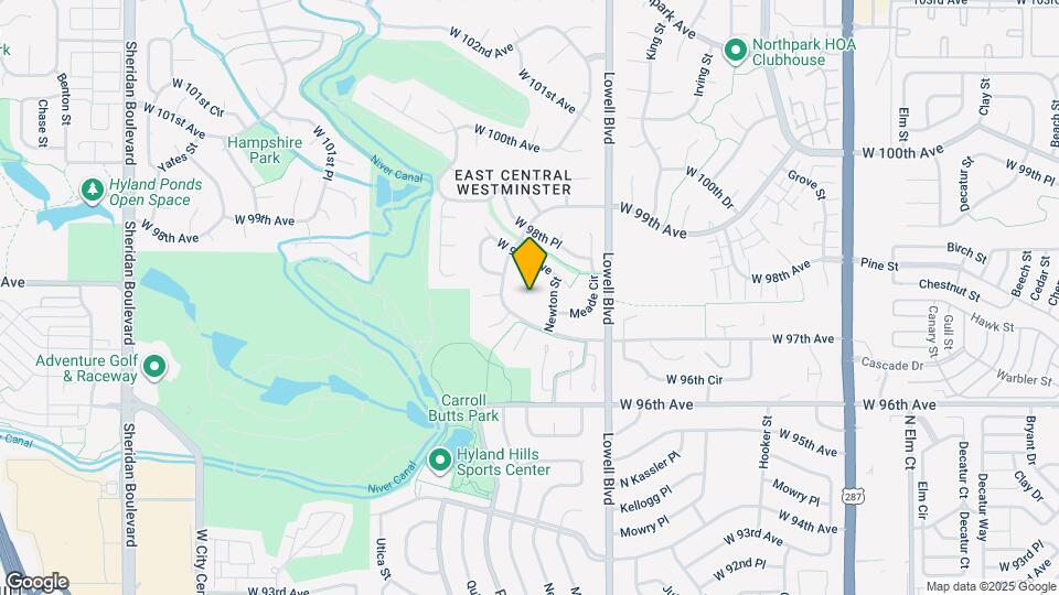 9747 Osceola St, Unit 1 Map and Location Details
