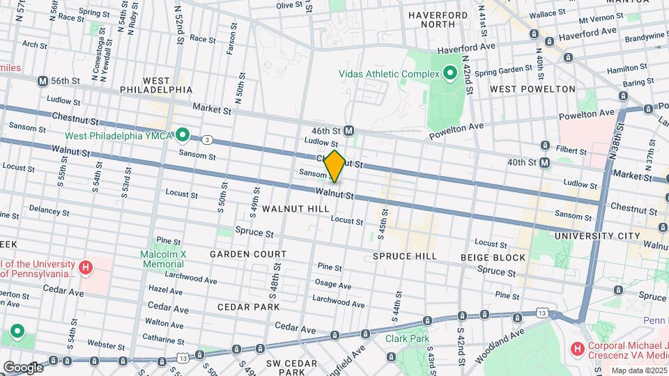 4633 Walnut St, Unit D Map and Location Details