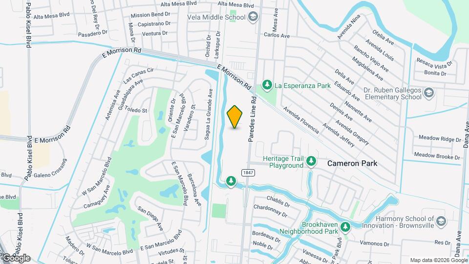 Huntington at Paseo de la Resaca Mapa y Detalles de la Ubicación