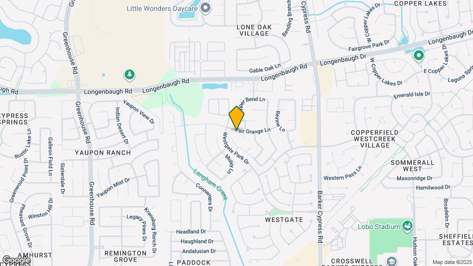 18315 Fair Grange Ln Map and Location Details
