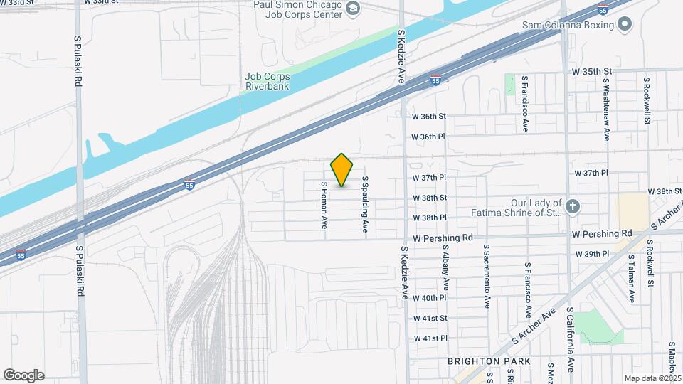 3332 W 38th St, Unit 2F Map and Location Details