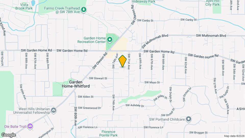 7825 SW 72nd Ave Map and Location Details