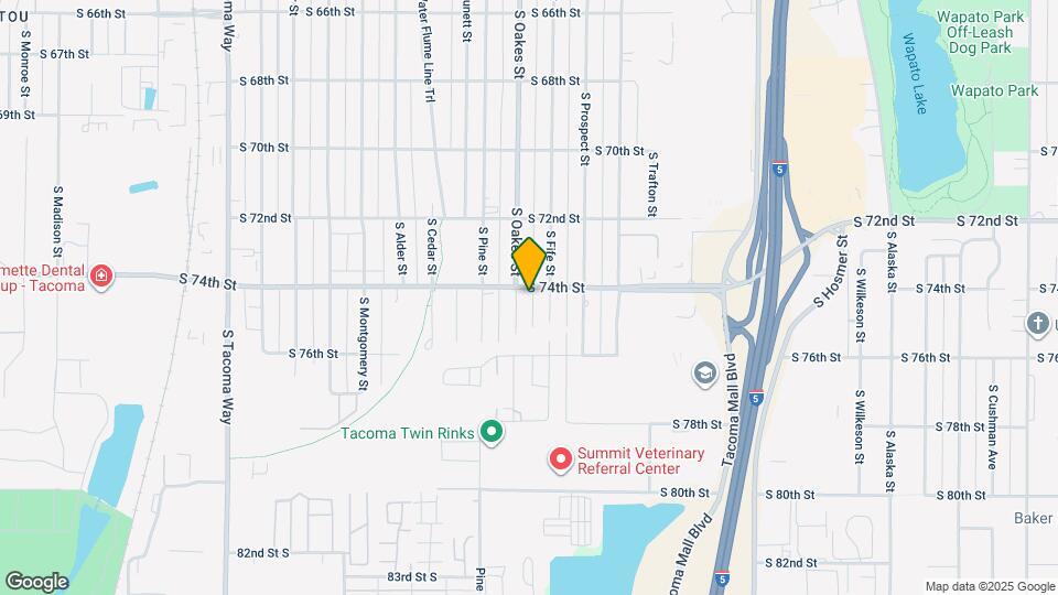 2616 S 74th St Map and Location Details