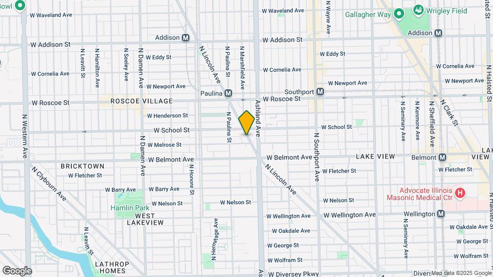 3244 N Lincoln Ave Map and Location Details