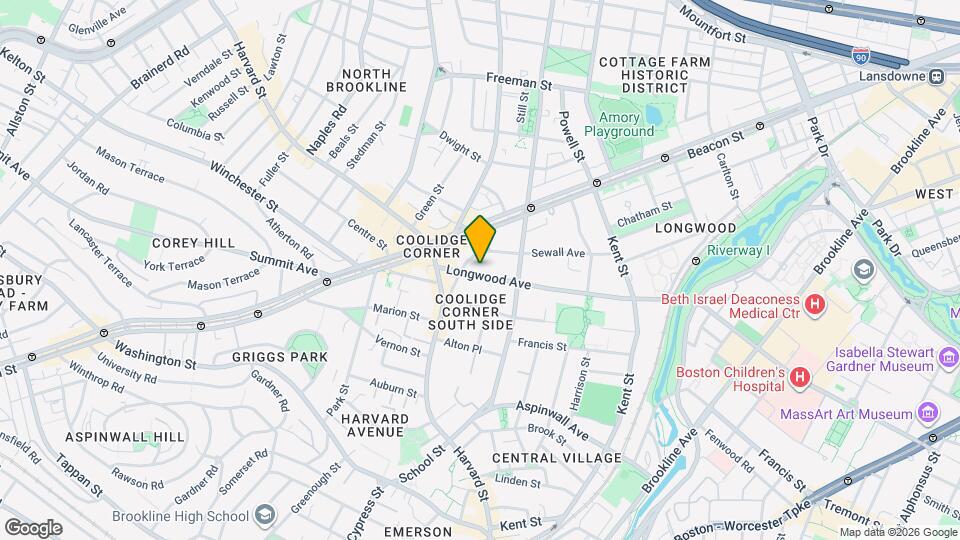 36 Longwood Ave, Unit 2 Map and Location Details