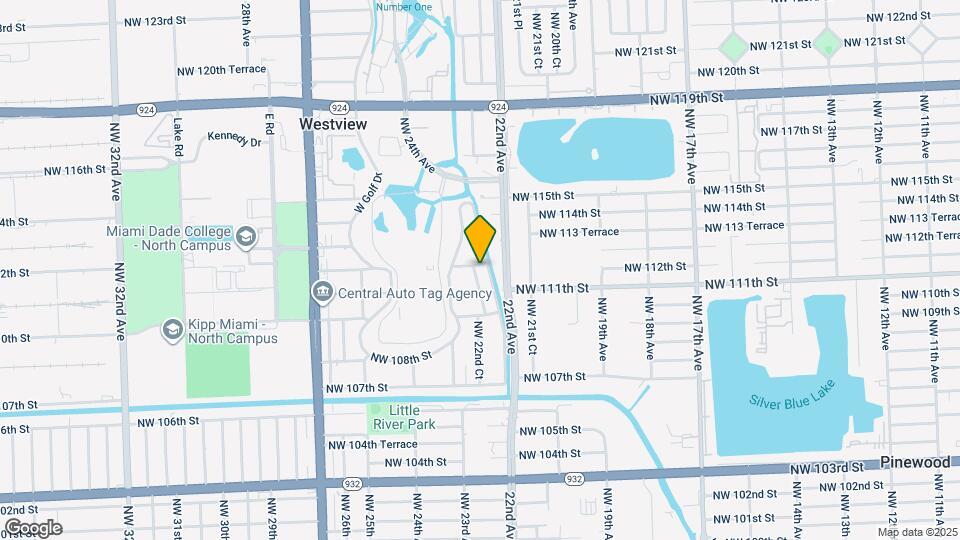 11141 NW 22nd Ct Map and Location Details