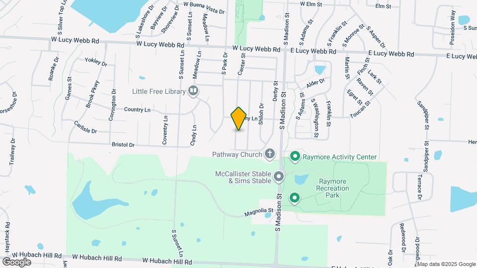 809 Canter St Map and Location Details