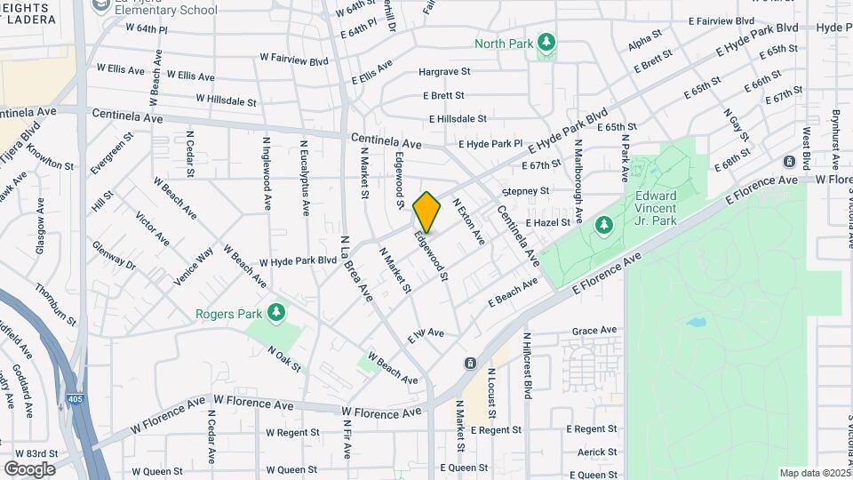 602 Edgewood St Mapa y Detalles de la Ubicación