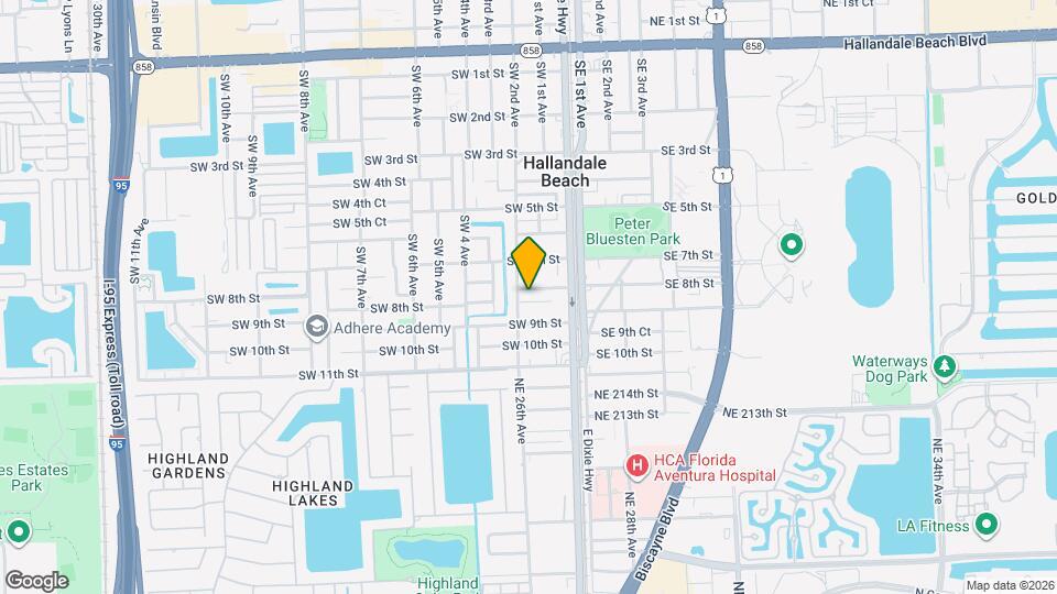 109 SW 8th St Map and Location Details