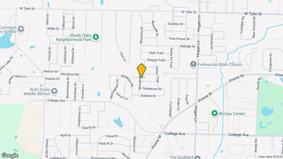 4650 Hawkins Dr Map and Location Details