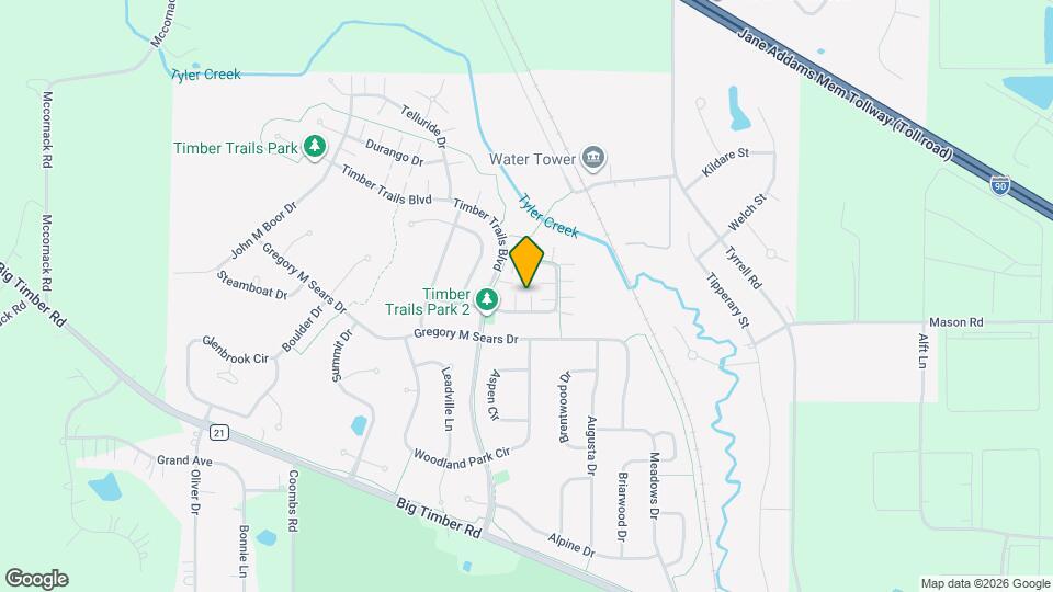 409 Evergreen Cir Map and Location Details