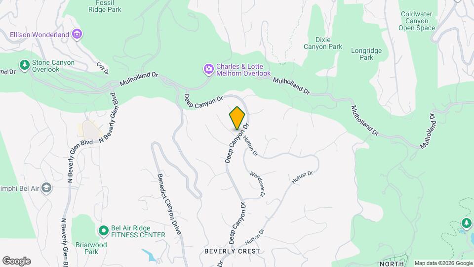 2937 Deep Canyon Dr Map and Location Details