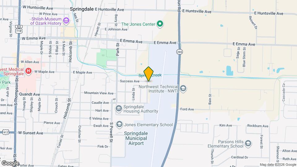 501 David St Map and Location Details