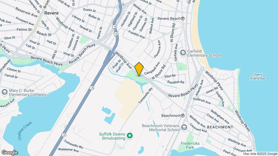 360 Revere Beach Pky, Unit 2 Map and Location Details
