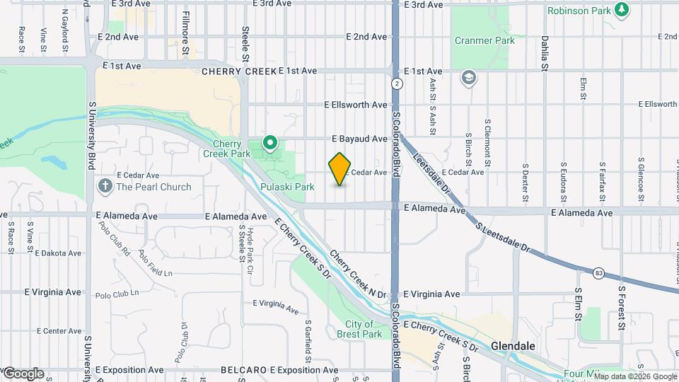 247 S Garfield St Map and Location Details