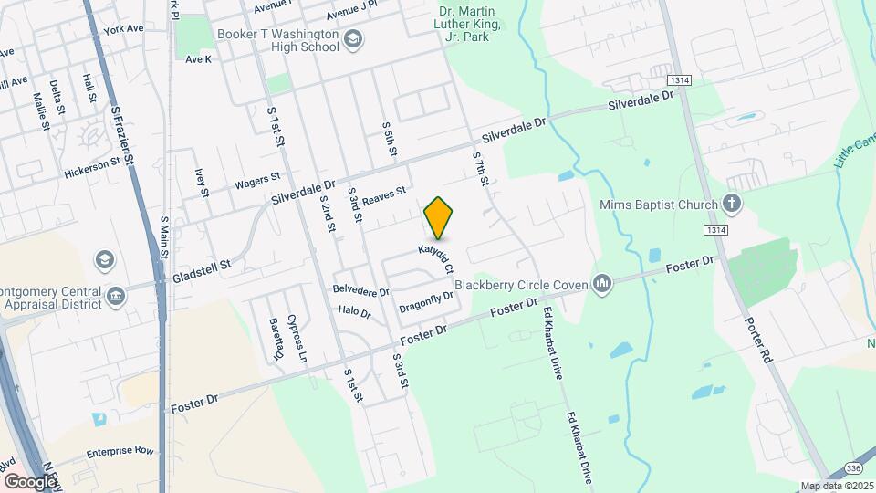 1601 Katydid Ct Map and Location Details