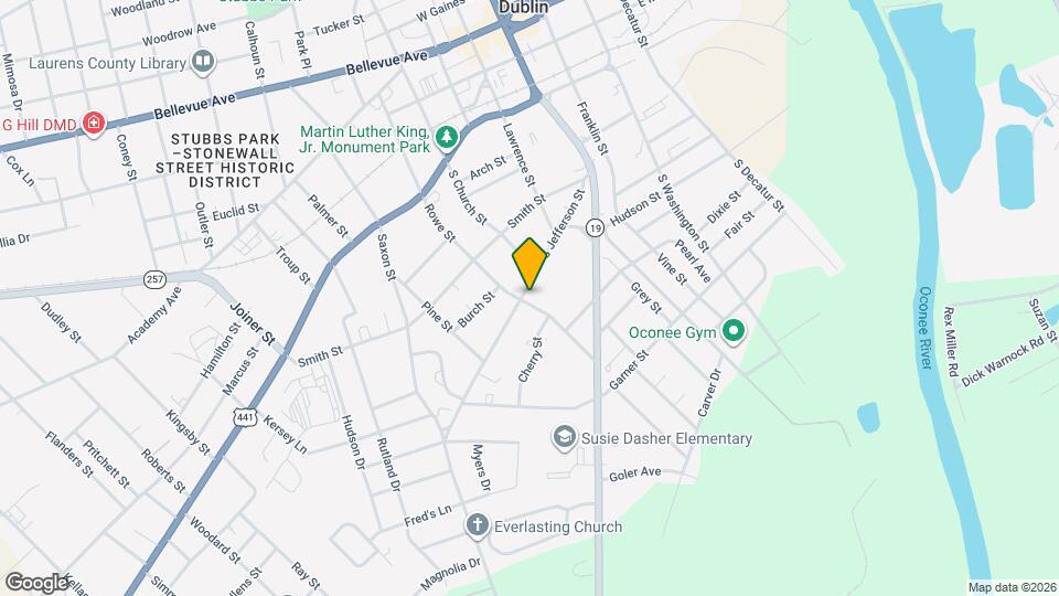 712 S Jefferson St Map and Location Details