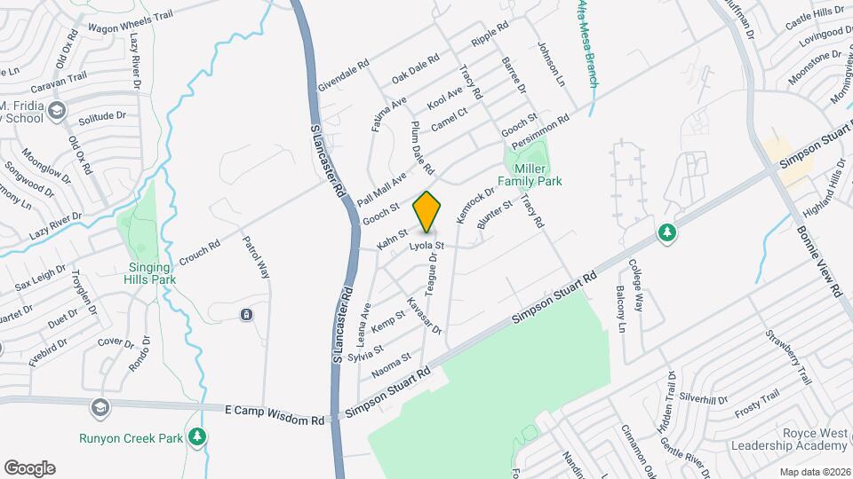 2525 Lyola St Map and Location Details