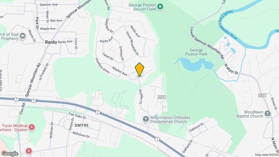 1700 Allegheny Dr Mapa y Detalles de la Ubicación