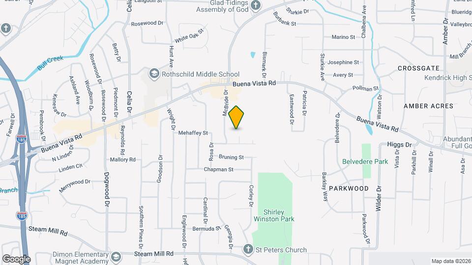 4909 Mehaffey Ct Map and Location Details
